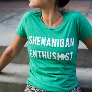 Womens Shenanigan Enthusiast Tshirt Funny St Patricks Day Party Novelty Tee 3 Womens Shenanigan Enthusiast Tshirt Funny St Patricks Day Party Novelty Tee 4