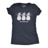 Womens Snowmies Tshirt Funny Snowmen Homies Friends Winter Season Graphic Tee