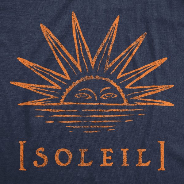 Womens Soleil Tshirt Cute Mother Sun Planet Earth Graphic Novelty Tee