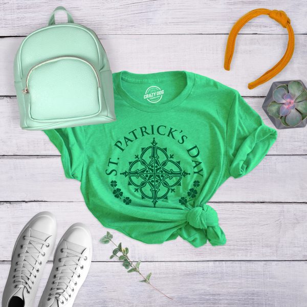 Womens St Patrick’s Day Enthusiast Tshirt Funny Saint Patrick Day T-shirt Joke