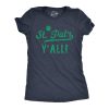 Womens St Pats Yall T Shirt Funny Saint Paddys Day Parade Lovers Tee For Ladies