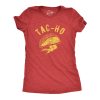 Womens Tac-Ho Tshirt Funny Taco Mexican Food Novelty Sarcastic Tee