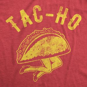 Womens Tac-Ho Tshirt Funny Taco Mexican Food Novelty Sarcastic Tee