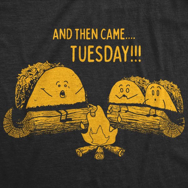 Womens Taco Tuesday Ghost Story Tshirt Funny Mexican Food Campfire Graphic Tee