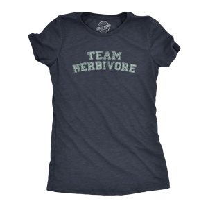 Womens Team Herbivore T Shirt Funny Vegetarian Vegan Lifestyle Tee For Ladies Womens Team Herbivore T Shirt Funny Vegetarian Vegan Lifestyle Tee For Ladies
