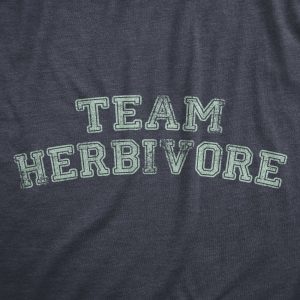Womens Team Herbivore T Shirt Funny Vegetarian Vegan Lifestyle Tee For Ladies