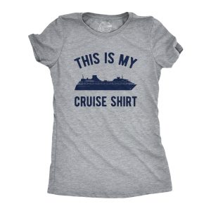 Womens This Is My Cruise Shirt Tee Funny Vacation Travel Boat Tshirt For Ladies Womens This Is My Cruise Shirt Tee Funny Vacation Travel Boat Tshirt For Ladies