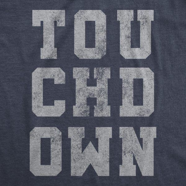 Womens Touchdown Tshirt Funny Football Sunday Big Game Novelty Sports Tee