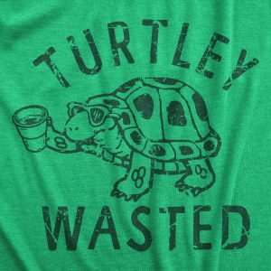 Womens Turtley Wasted T Shirt Funny Partying Drinking Turtle Joke Tee For Ladies 3 Womens Turtley Wasted T Shirt Funny Partying Drinking Turtle Joke Tee For Ladies 4
