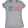 Womens USA Vintage T Shirt 4th Of July Indepence Day Tshirt Patriotic America