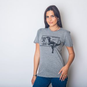 Womens Velociraptor T shirt Cute Funny Dinosaur Cool Graphic Tee For Ladies 4