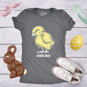 Womens Vintage Chicks Funny Cute Easter Sunday Holiday Retro Bunny T Shirt 2 Womens Vintage Chicks Funny Cute Easter Sunday Holiday Retro Bunny T Shirt 3