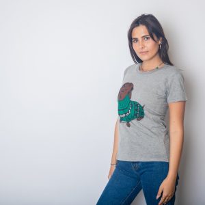 Womens Wiener Dog Ugly Christmas Sweater T shirt Dachshund Pet Owner Mom Tee 4