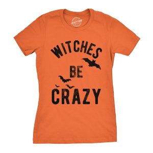Womens Witches Be Crazy Tshirt Funny Party Tee For Ladies 7