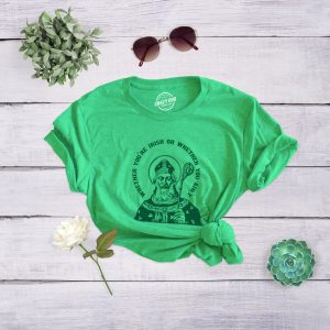 Womens Youre Irish Or Aint Raise A Glass Humor St Patricks Day Graphic Tee 3