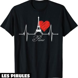 Ami Paris T-Shirt Horizon Skyline Amour Battement De Coeur