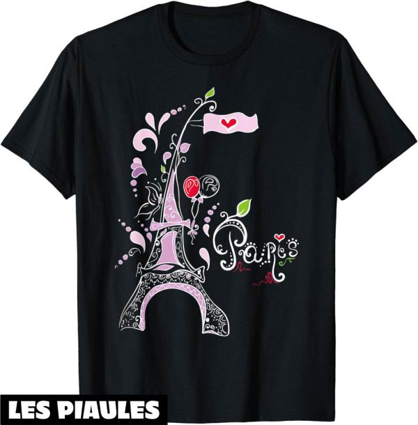 Ami Paris T-Shirt Tour Eiffel Love France Maison Parisienne