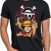 Burger King One Piece T-Shirt Monkey D. Ruffy Anime Manga