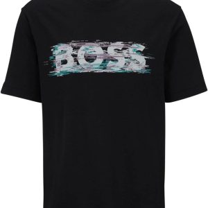 Hugo Boss T-Shirt Inscription Classique Et Minimaliste