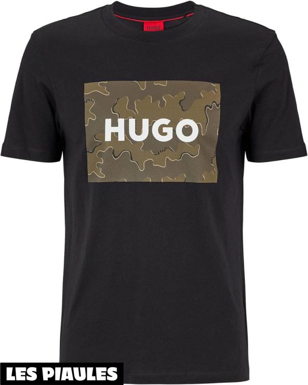 Hugo Boss T-Shirt Lettrage Classique Minimaliste Vintage