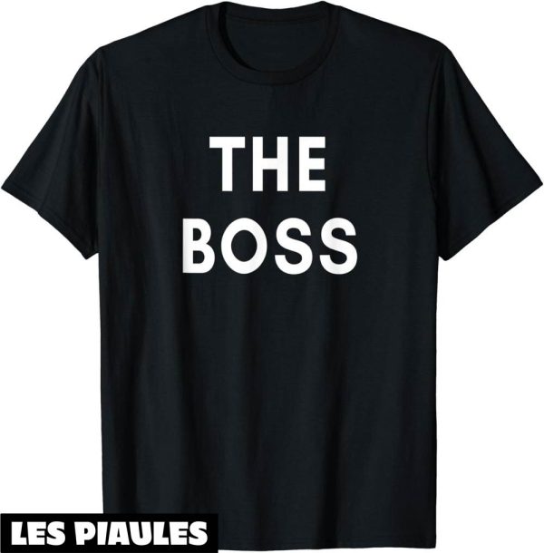 Hugo Boss T-Shirt The Boss Lettrage Classique Minimaliste