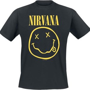 Nirvana Smiley T-shirt Col Ras Du Cou