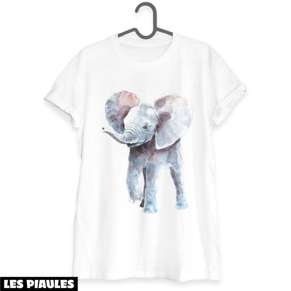 Animaux T-Shirt Bebe Elephant Safari Drole Mignon