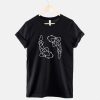 Animaux T-Shirt Carpe Koi Japonaise Poisson Minimal