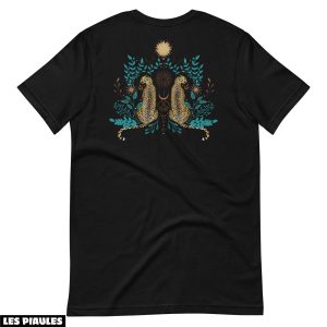 Animaux T-Shirt Chat Sauvage Guepard Leopard Foret Magique Animaux T-Shirt Chat Sauvage Guepard Leopard Foret Magique