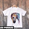 Animaux T-Shirt Cheval Art Tendance Mignon Vintage