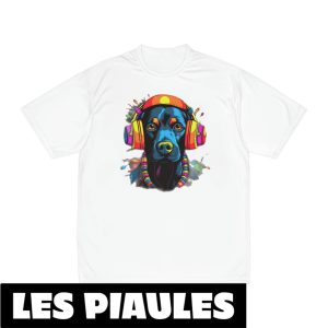 Animaux T-Shirt Dog Music Festival Emd Lover Drole Ecouteurs Animaux T-Shirt Dog Music Festival Emd Lover Drole Ecouteurs
