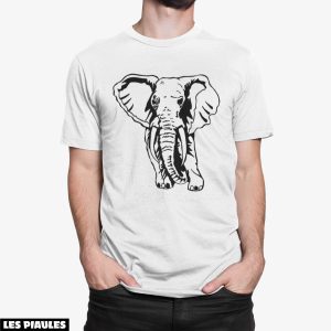 Animaux T-Shirt Elephant Tendance Mignon Vintage Animaux T-Shirt Elephant Tendance Mignon Vintage