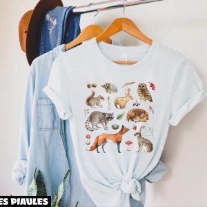 Animaux T-Shirt Foret Animaux Sauvages Amoureux De La Nature Animaux T-Shirt Foret Animaux Sauvages Amoureux De La Nature