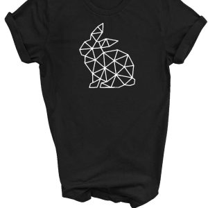Animaux T-Shirt Geometriques Lapin Grand Bunny Lover Animaux T-Shirt Geometriques Lapin Grand Bunny Lover