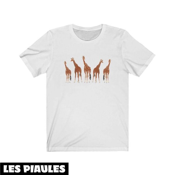 Animaux T-Shirt Girafe Drole Amoureux De La Nature Tendance