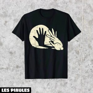 Animaux T-Shirt Lapin Vintage Retro Lapin Pet Lovers Shadow Animaux T-Shirt Lapin Vintage Retro Lapin Pet Lovers Shadow