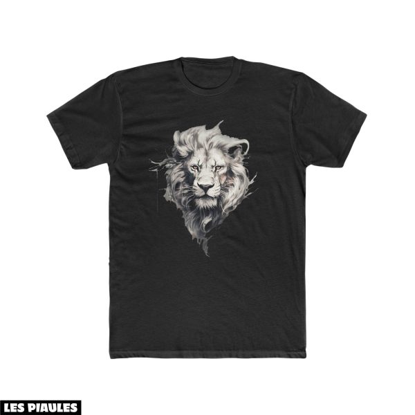 Animaux T-Shirt Lion Sauvage Tendance Mignon Vintage