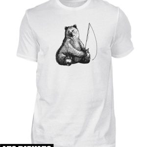 Animaux T-Shirt Ours Peche Nature Motif Animal Lover Fisher Animaux T-Shirt Ours Peche Nature Motif Animal Lover Fisher