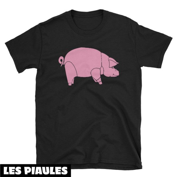 Animaux T-Shirt Pig Floyd Le Rock Retro Annees 70