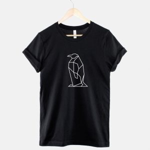 Animaux T-Shirt Pingouin Geometrique Pingouin Empereur Animaux T-Shirt Pingouin Geometrique Pingouin Empereur