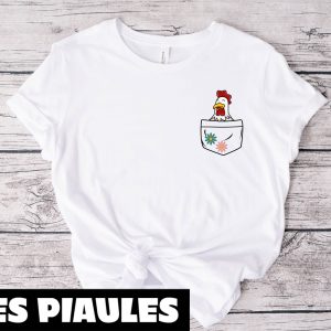 Animaux T-Shirt Poulet Dans Ma Poche Mignon Tendance Animaux T-Shirt Poulet Dans Ma Poche Mignon Tendance
