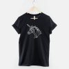Animaux T-Shirt Tete De Licorne Geometrique