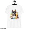 Animaux T-Shirt Un Bouledogue Marron Portant Des Lunettes