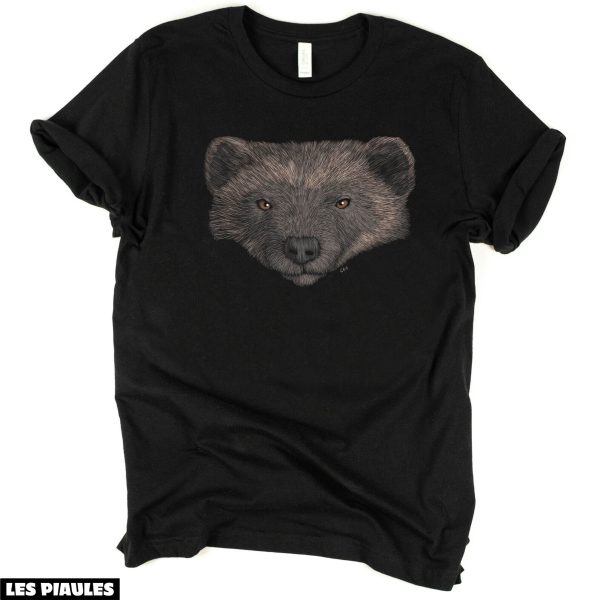 Animaux T-Shirt Wolverine Gulo Gulo Lover Skunk Bear