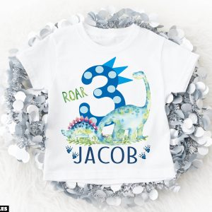 Anniversaire T-Shirt 3eme Quand Je Reveille Dinosaure