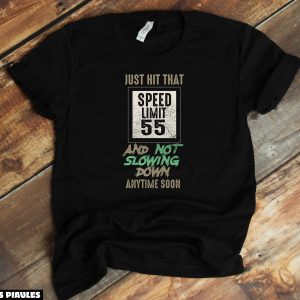 Anniversaire T-Shirt 55 Ans 55eme B-Day Speed Limit Vintage