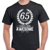 Anniversaire T-Shirt 65eme 65 Ans D’etre Genial Drole