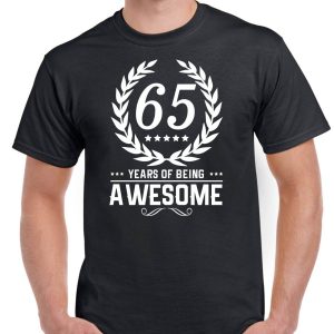 Anniversaire T-Shirt 65eme 65 Ans D’etre Genial Drole