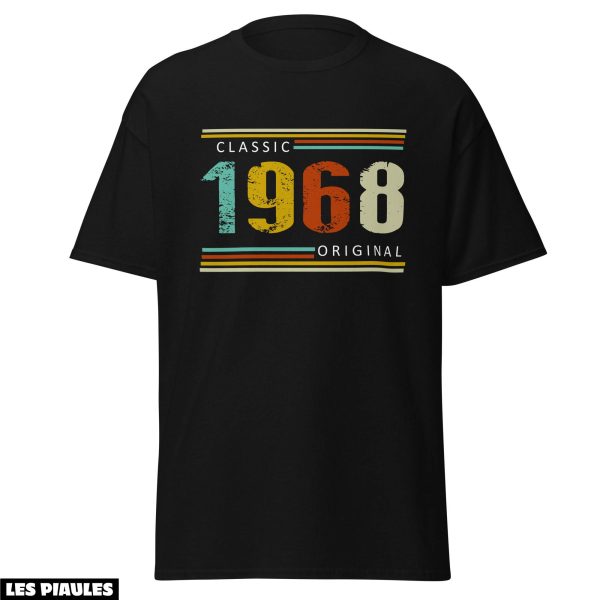 Anniversaire T-Shirt Classique De 1968 Original 56 Ans
