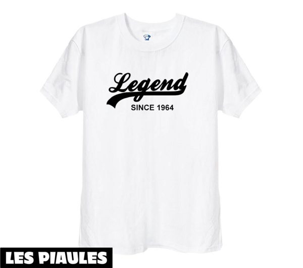 Anniversaire T-Shirt Legende Depuis 1964 60eme